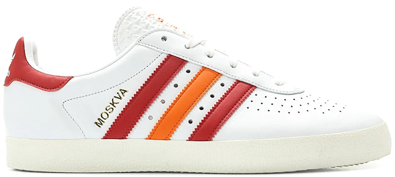 adidas Originals 350 White Scarlet Orange