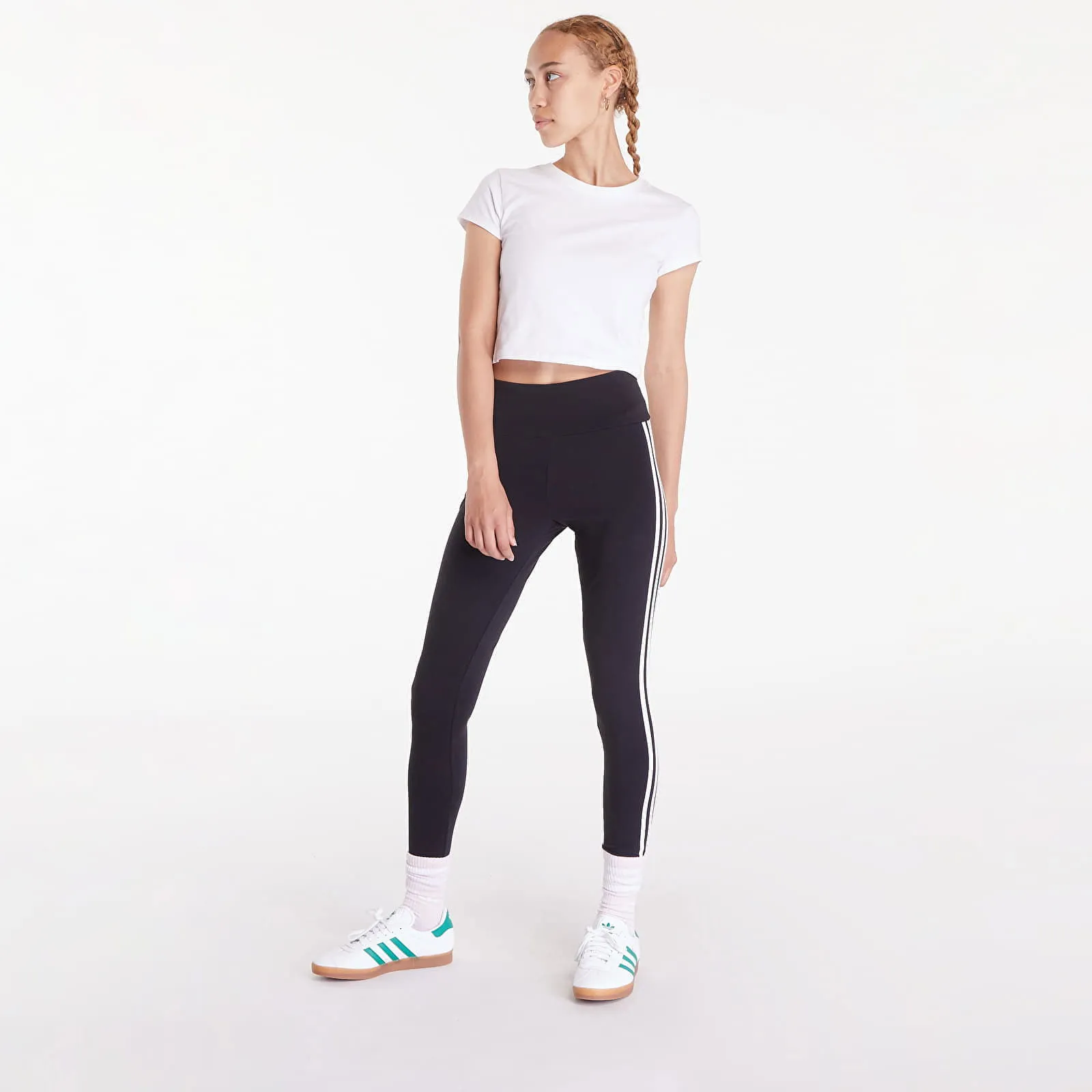 adidas Originals Black 3-Stripes Leggings