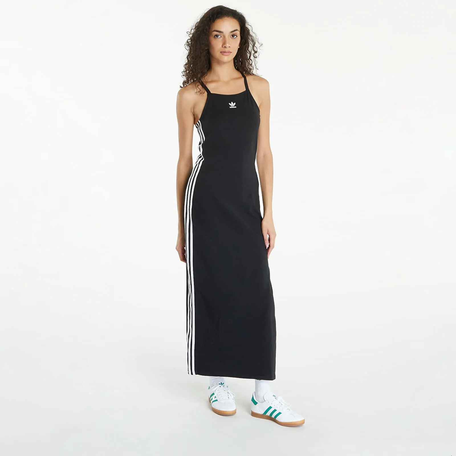 adidas Originals Black 3-Stripes Maxi Dress