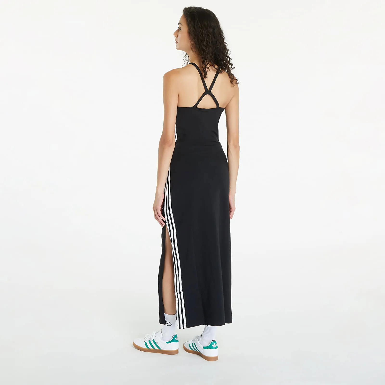 adidas Originals Black 3-Stripes Maxi Dress