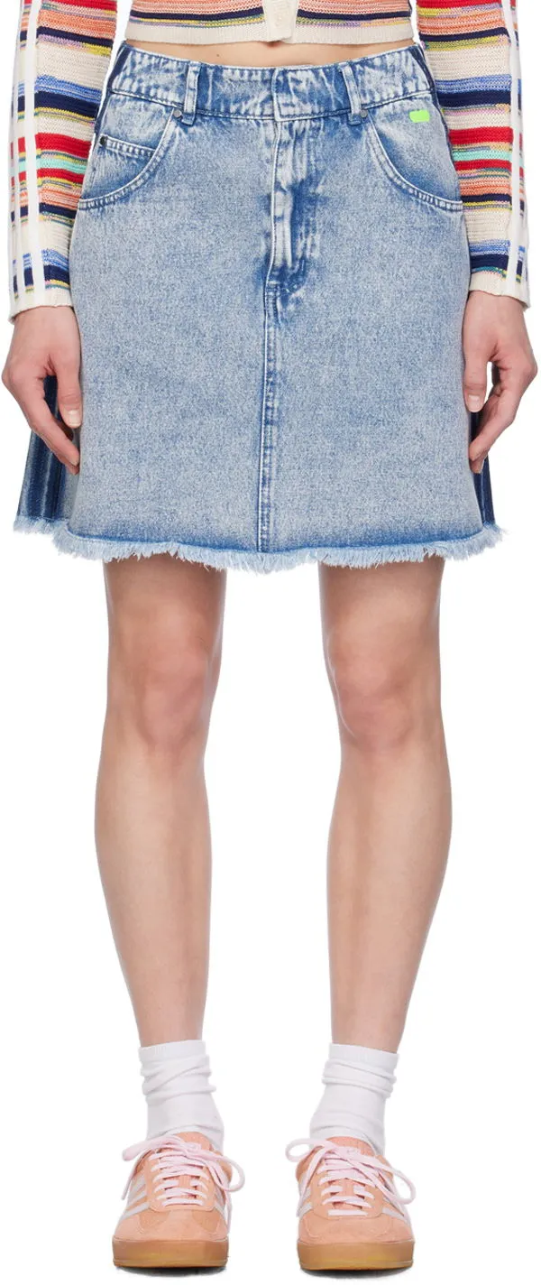 adidas Originals Blue Edition Denim Miniskirt