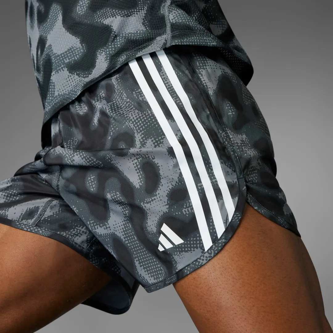 adidas Performance Own the Run 3-Stripes Allover Print