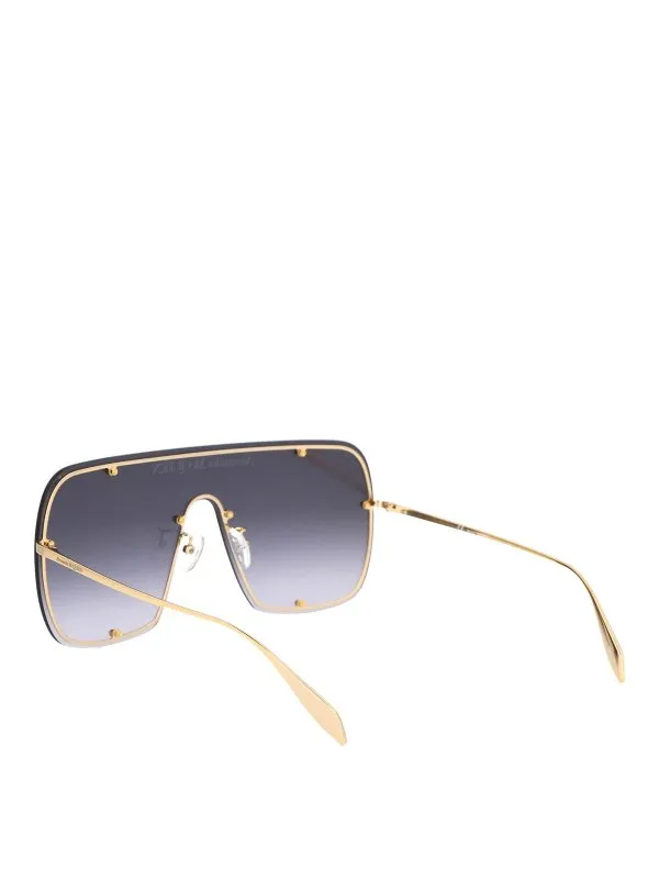 Alexander Mcqueen Gafas De Sol - Dorado