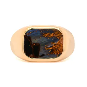 Anillo Uomo PIETERSITA - Oro 18k amarillo - 14x10mm