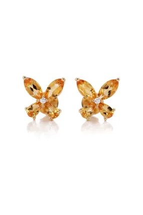 Aretes  LA NOVIA DEL SOL® - Oro 18k amarillo - citrino