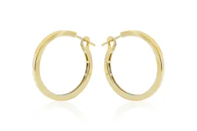 Arracadas Hoop BASIC - Oro 18k amarillo - 30x2.5mm