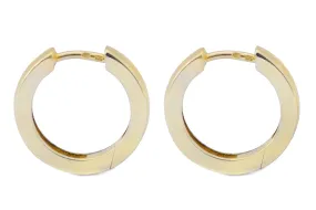 Arracadas Hoop HUGGIS - Oro 14k amarillo - 16X2.5mm