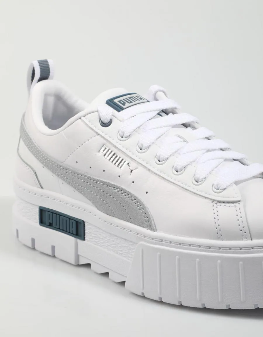  baskets PUMA Mayze Lth Wns en Bleu marine 80731