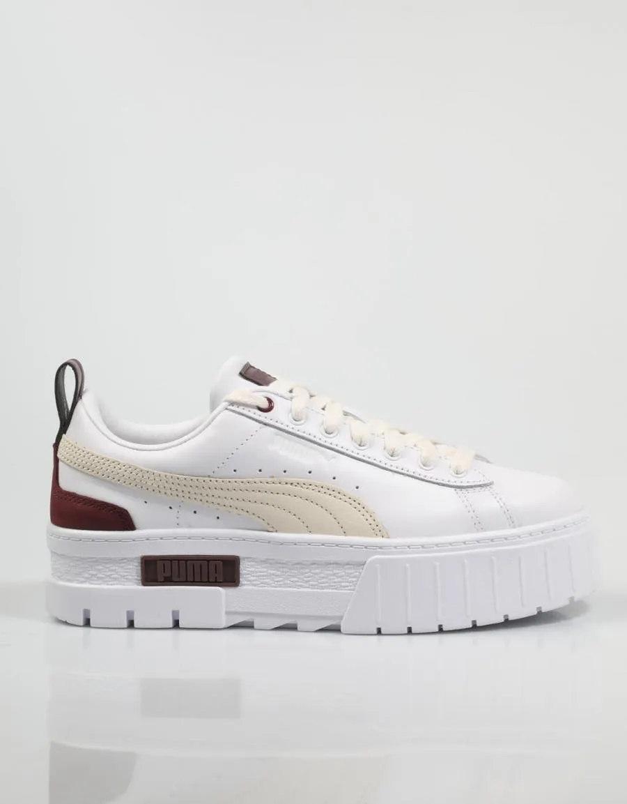  baskets PUMA Mayze Luxe en Blanc 80728