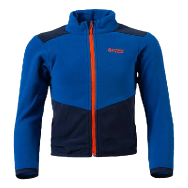 Bergans Of Norway Lilletind Fleece Kids Jacket Blue/Orange