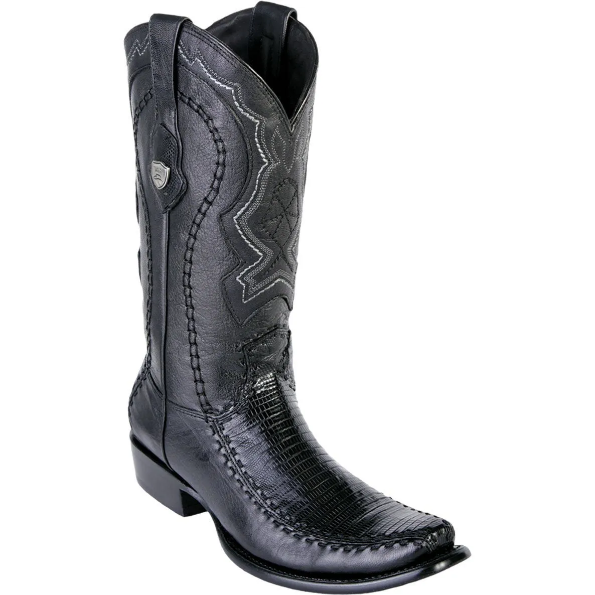 Botas de Armadillo Lizard con Venado Tejida Horma Dubai WW-279F0705