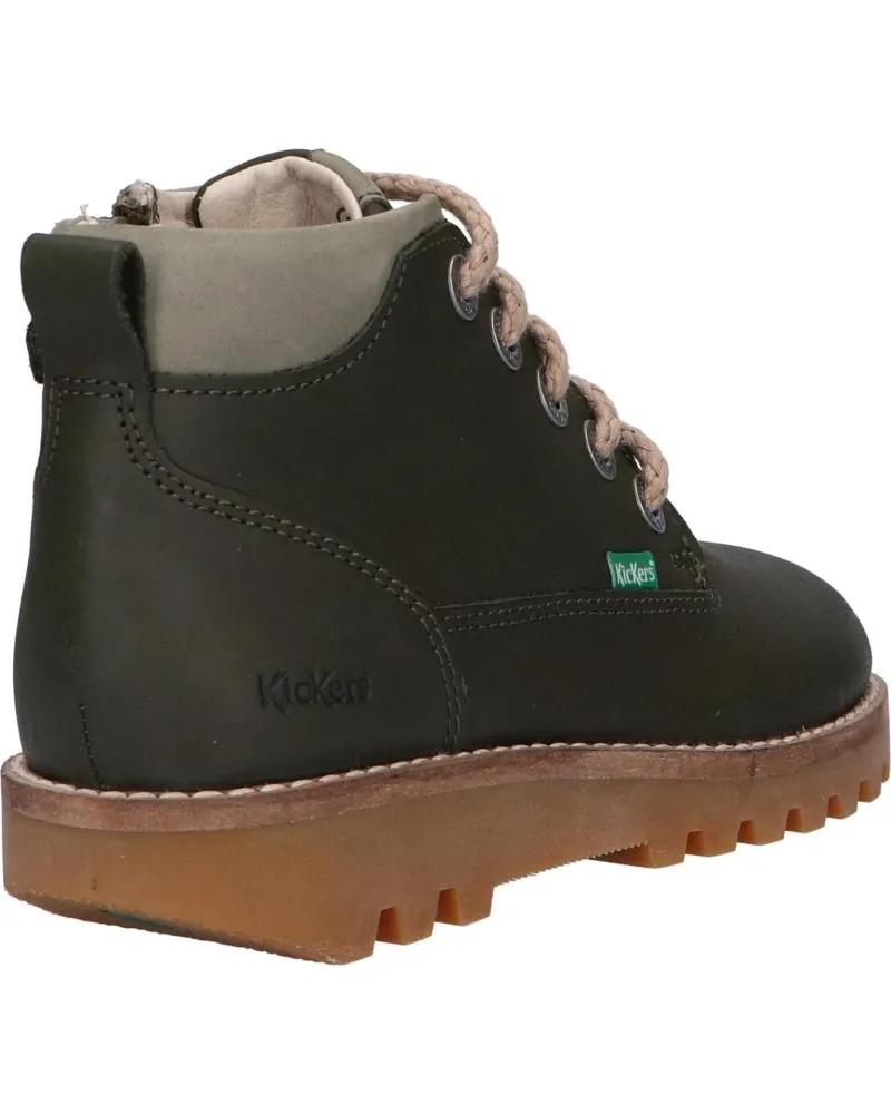 Botas de Niña y Niño KICKERS 829840 NEWNOBO 202 KAKI