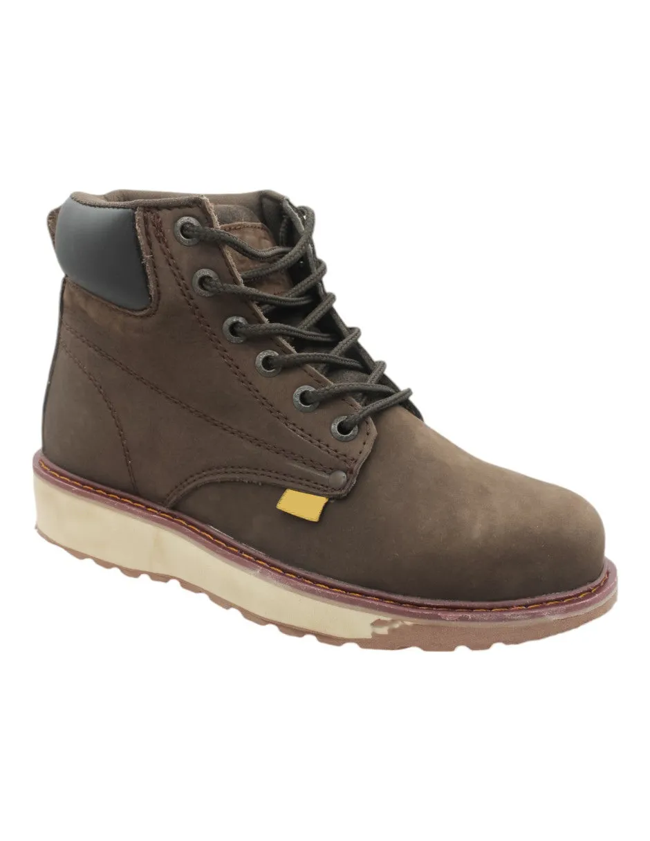 Botas industriales Hike en  Piel - Café