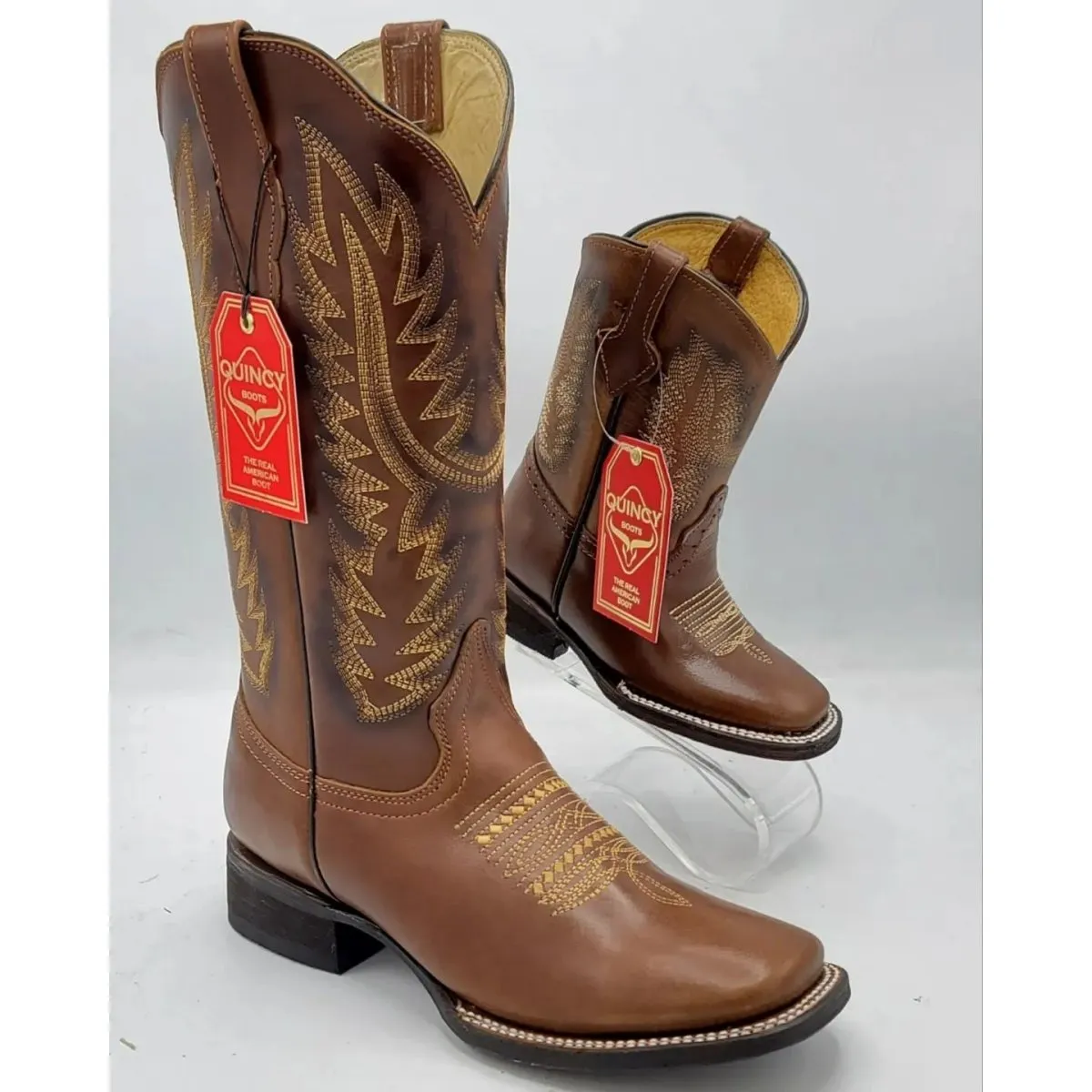 Botas para Nia de Cuero Crazy Horma Rodeo Color Cafe Q422N8307