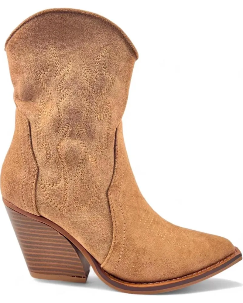 Botas TIMBOS  de Mujer BOTIN COWBOY DE MUJER CAMEL 130709  MARRóN