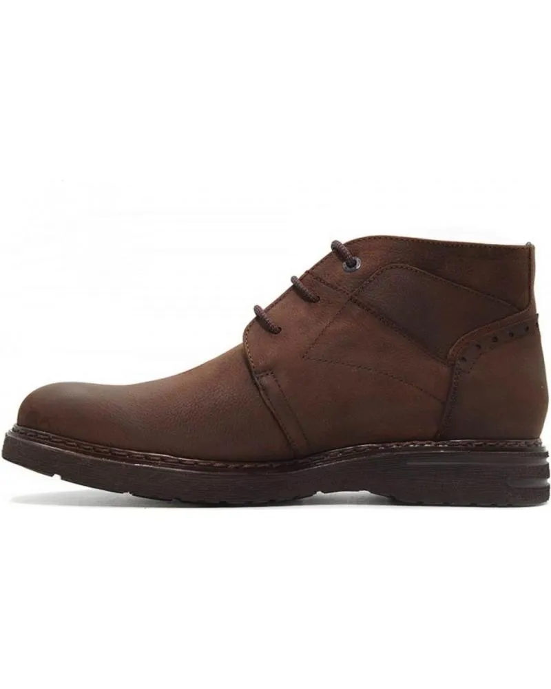 Botines de Hombre FLUCHOS BOTAS PIEL MARRON DESERT CASTANOCOM 1