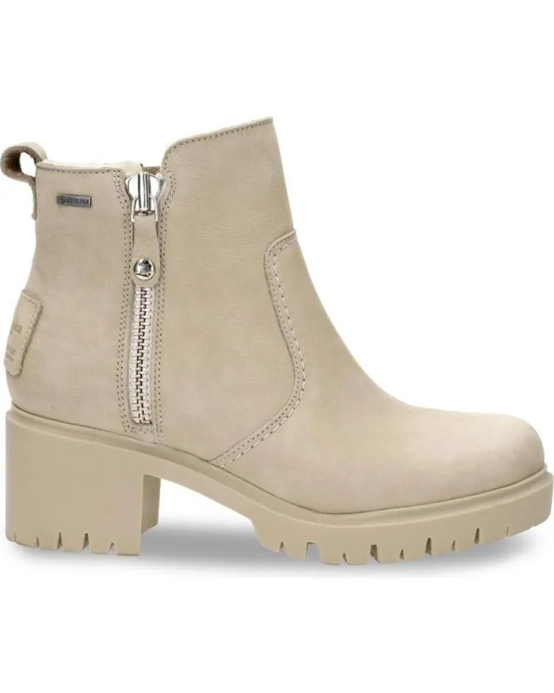 Botines PANAMA JACK  de Mujer PAULINE B5 NUBUCK OFWHITE  OFWHITTE