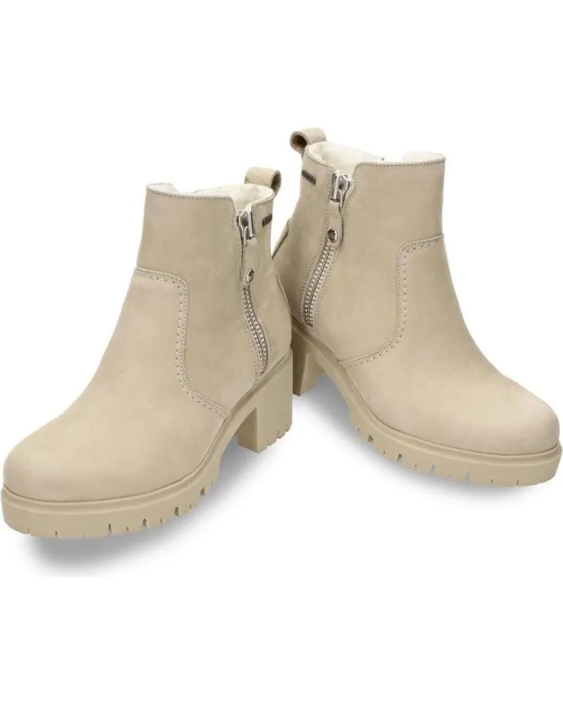 Botines PANAMA JACK  de Mujer PAULINE B5 NUBUCK OFWHITE  OFWHITTE