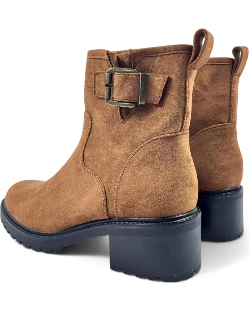 Botines TIMBOS  de Mujer BOTIN TACON DE MUJER CAMEL 130855  MARRóN