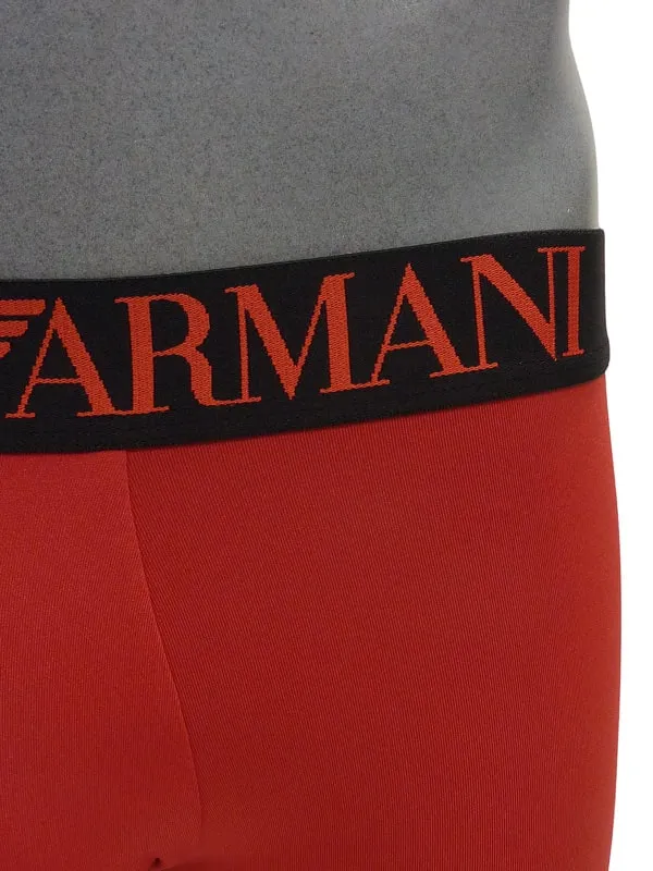 Boxer Emporio Armani de Microfibra en rojo