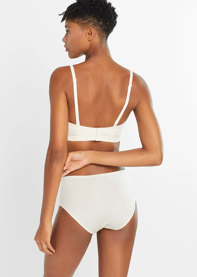 Braguita Feel Comfort sin costuras (3 unidades) Crema + blanco + beige mate