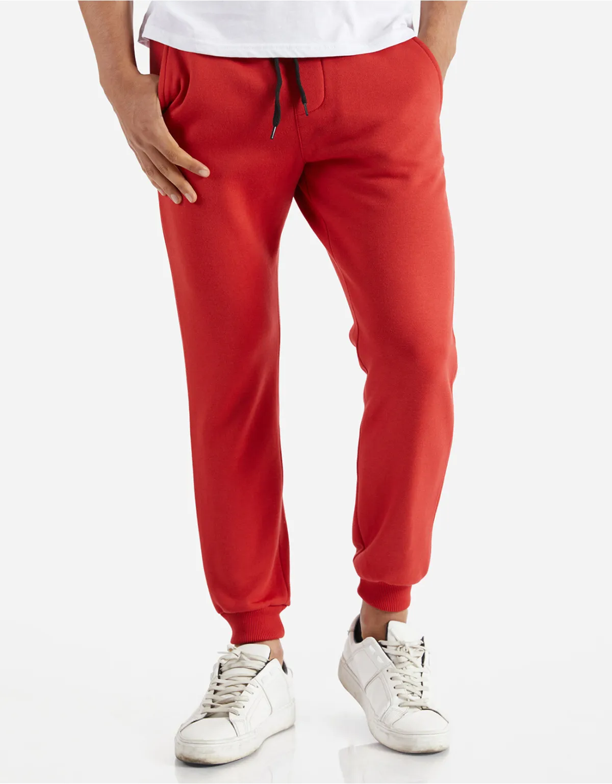 Buzo slim fit rojo