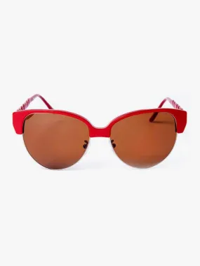 Byblos Gafas de sol rojas clubmaster