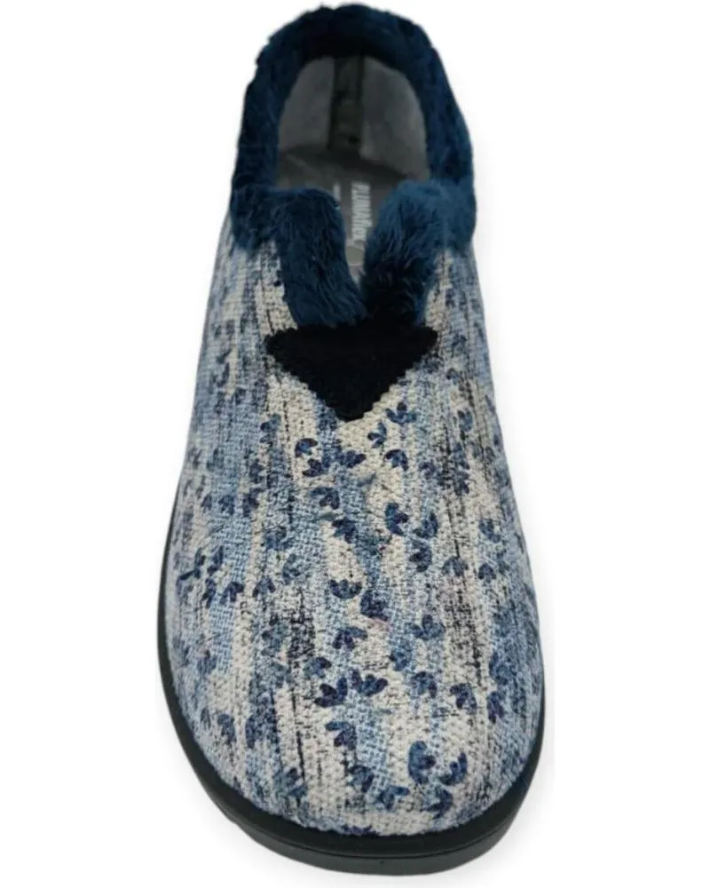 Calzado de casa ROAL  de Mujer ZAPATILLA CASA CERRADA  AZUL