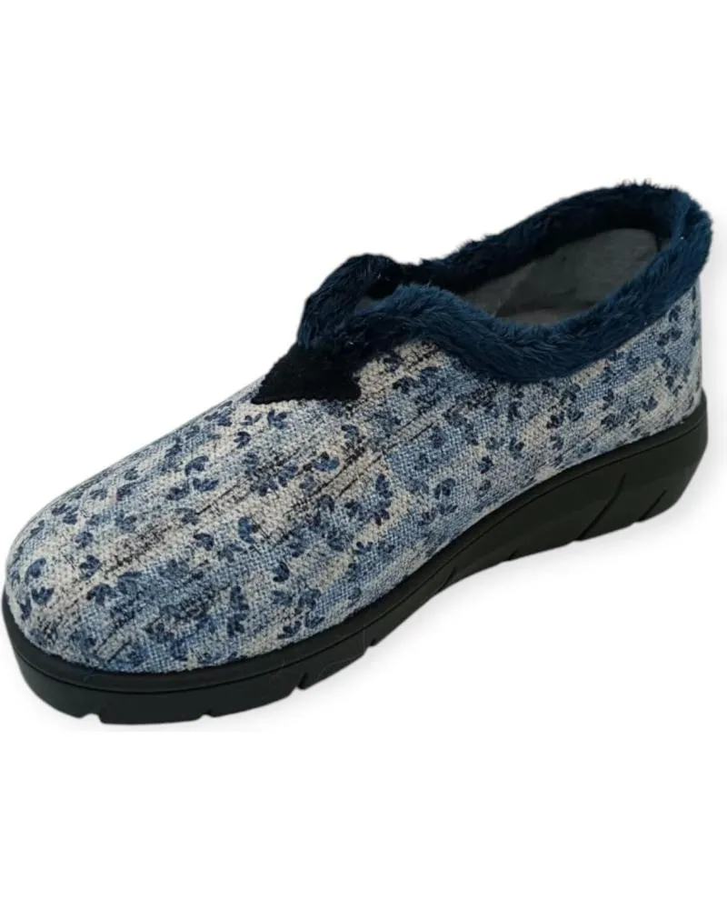 Calzado de casa ROAL  de Mujer ZAPATILLA CASA CERRADA  AZUL