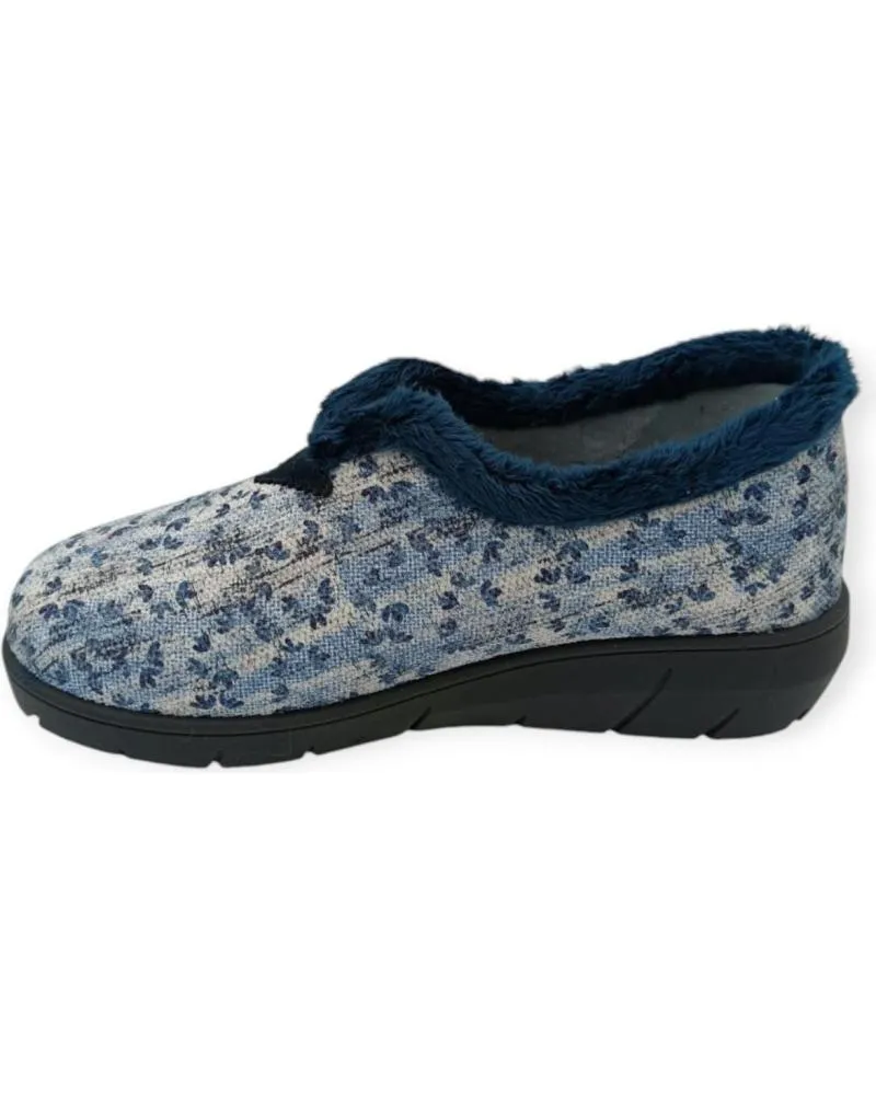 Calzado de casa ROAL  de Mujer ZAPATILLA CASA CERRADA  AZUL