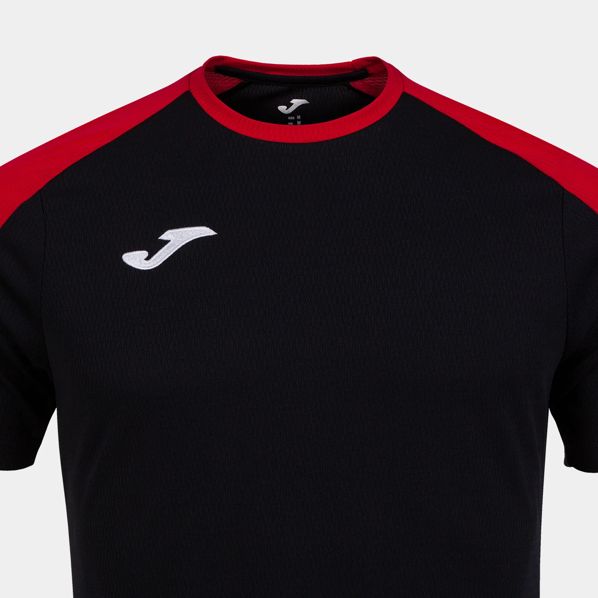 Camiseta manga corta hombre Eco Championship negro rojo