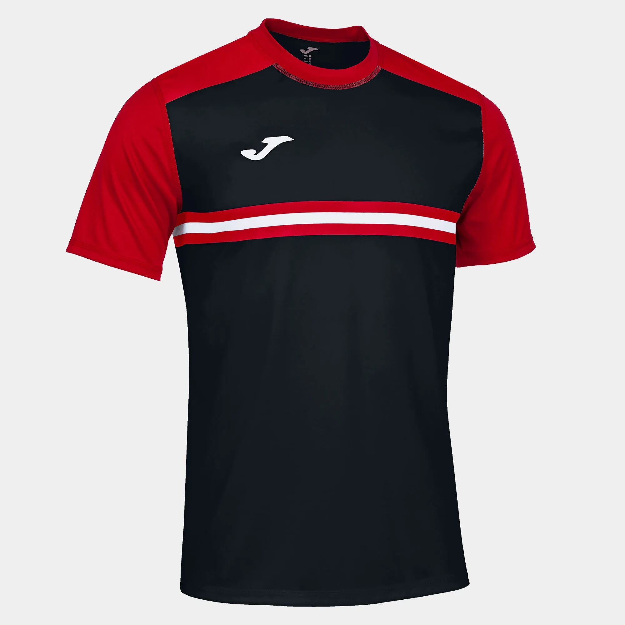 Camiseta manga corta hombre Hispa IV negro rojo