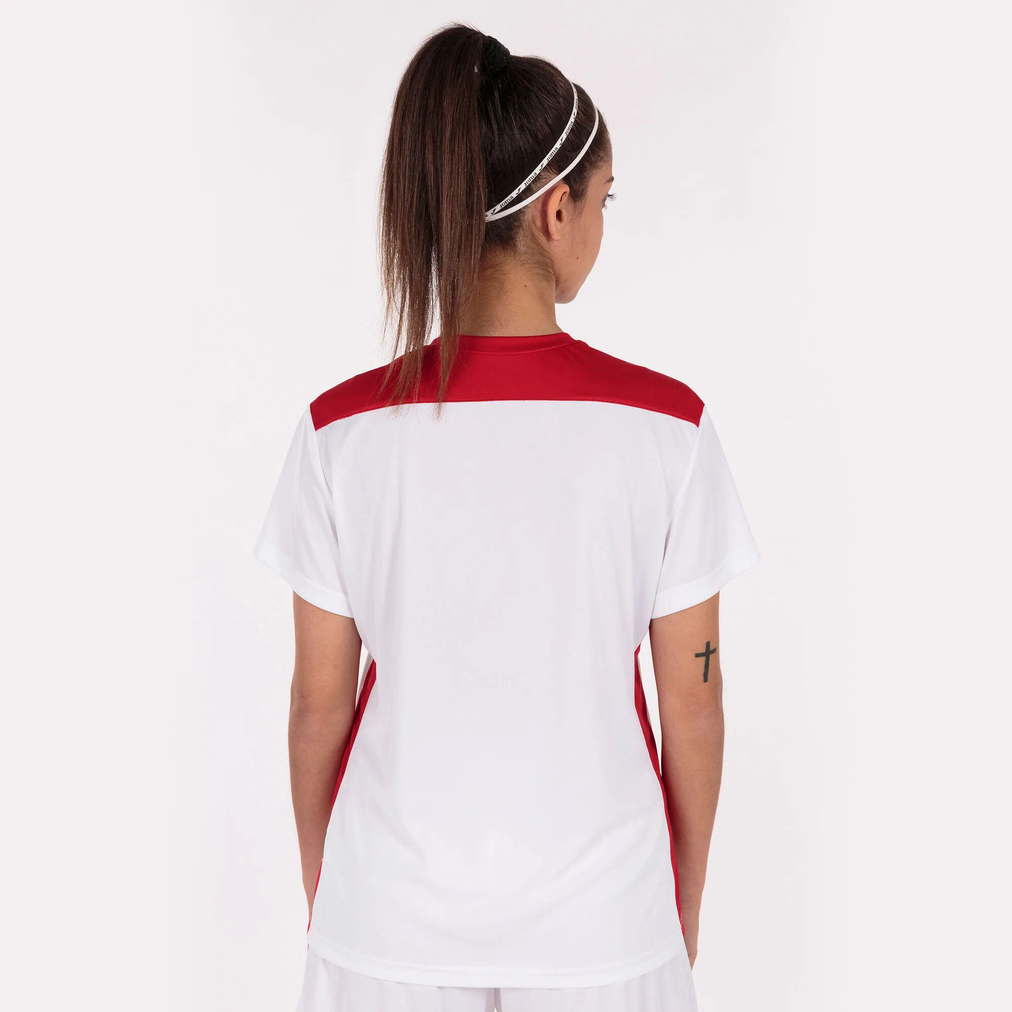 Camiseta manga corta mujer Championship VI blanco rojo