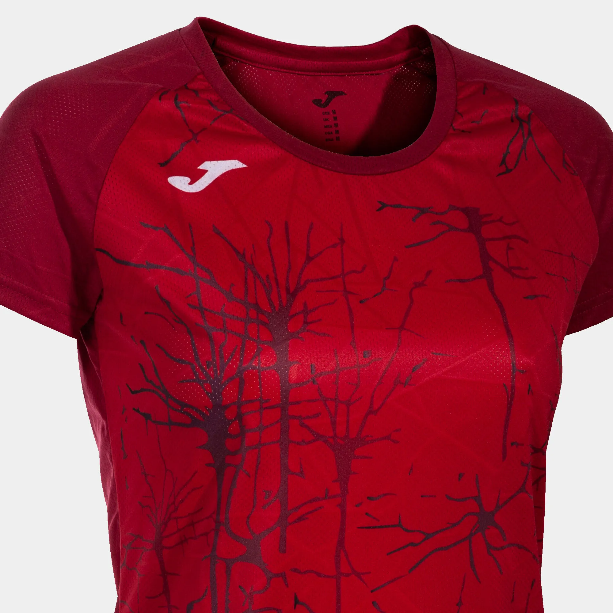 Camiseta manga corta mujer Elite IX rojo