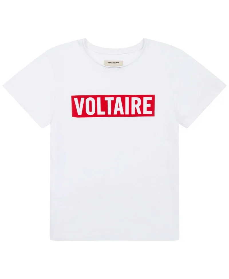 Camiseta Niño ZADIG & VOLTAIRE Logo Fondo Rojo