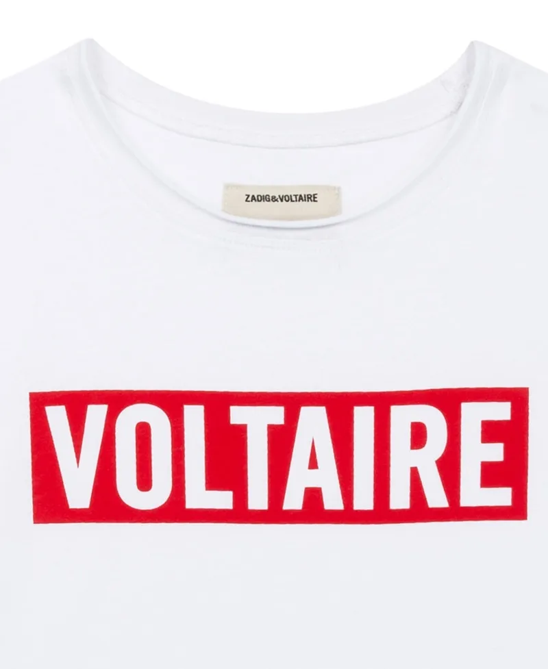 Camiseta Niño ZADIG & VOLTAIRE Logo Fondo Rojo