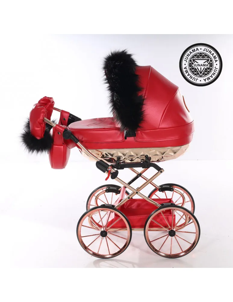 CARRO DE MUÑECA MINI RUDOLFH ROJO JUNAMA