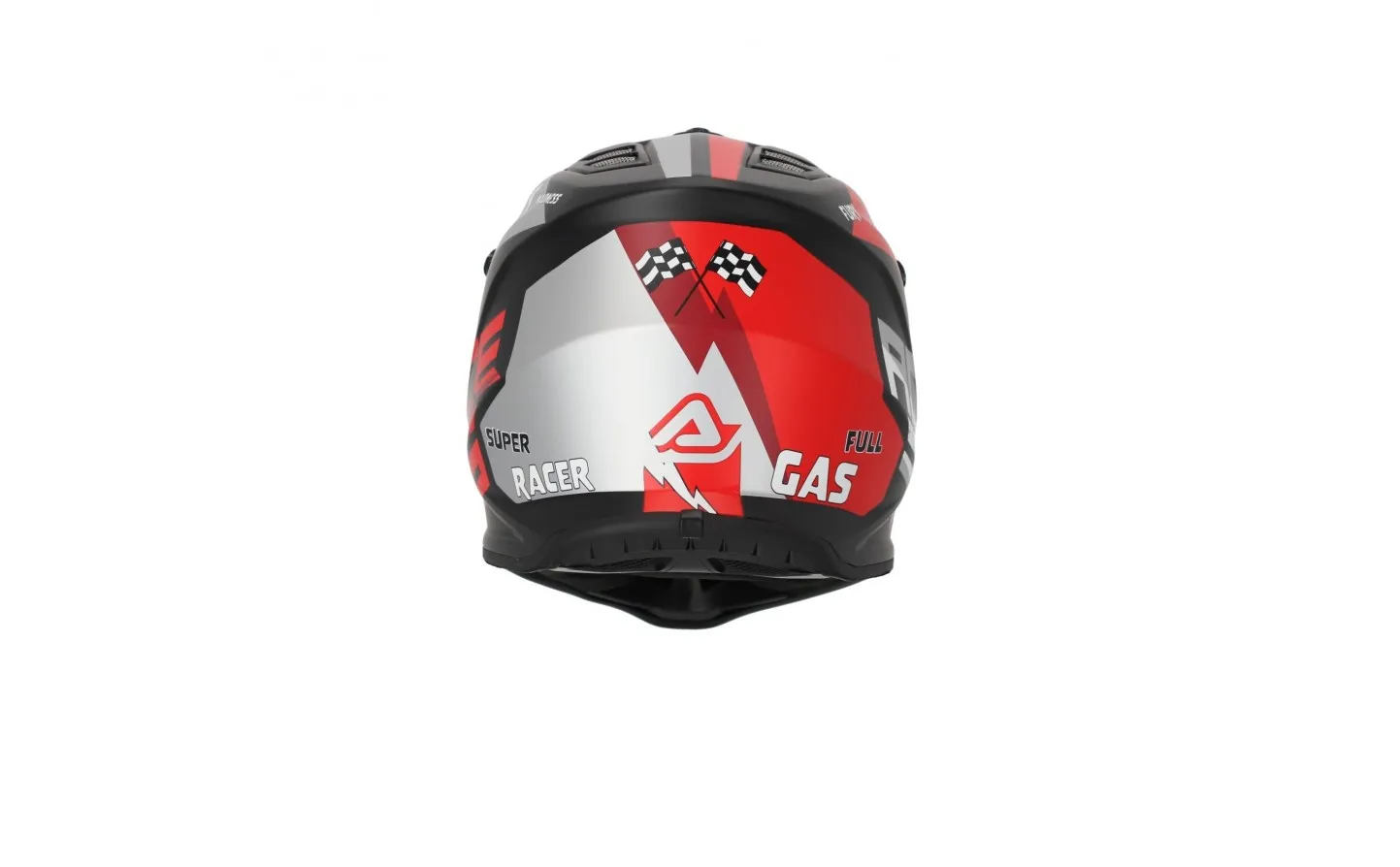 Casco Acerbis Inafntil Profile Negro Rojo |0025401.323|