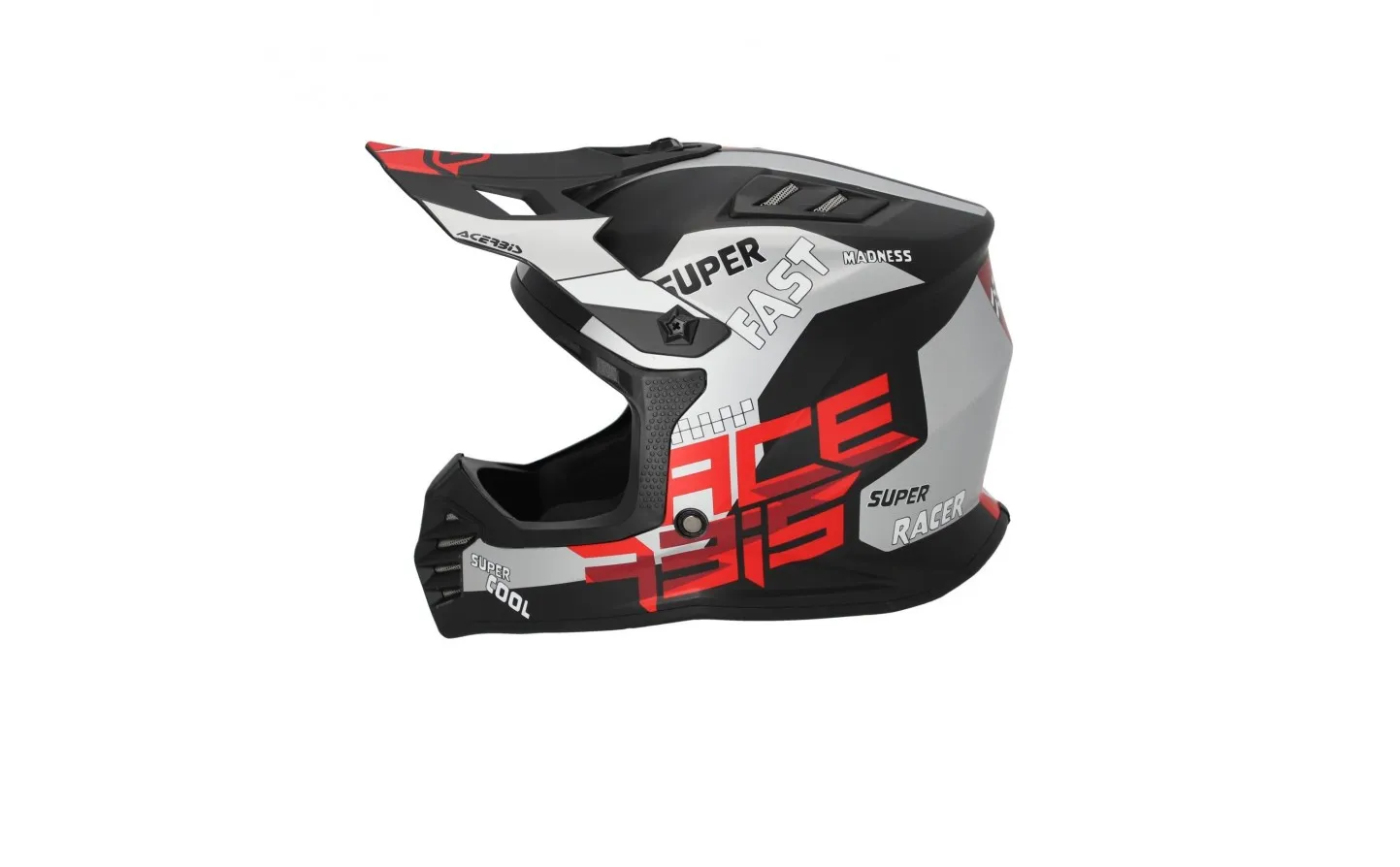 Casco Acerbis Inafntil Profile Negro Rojo |0025401.323|