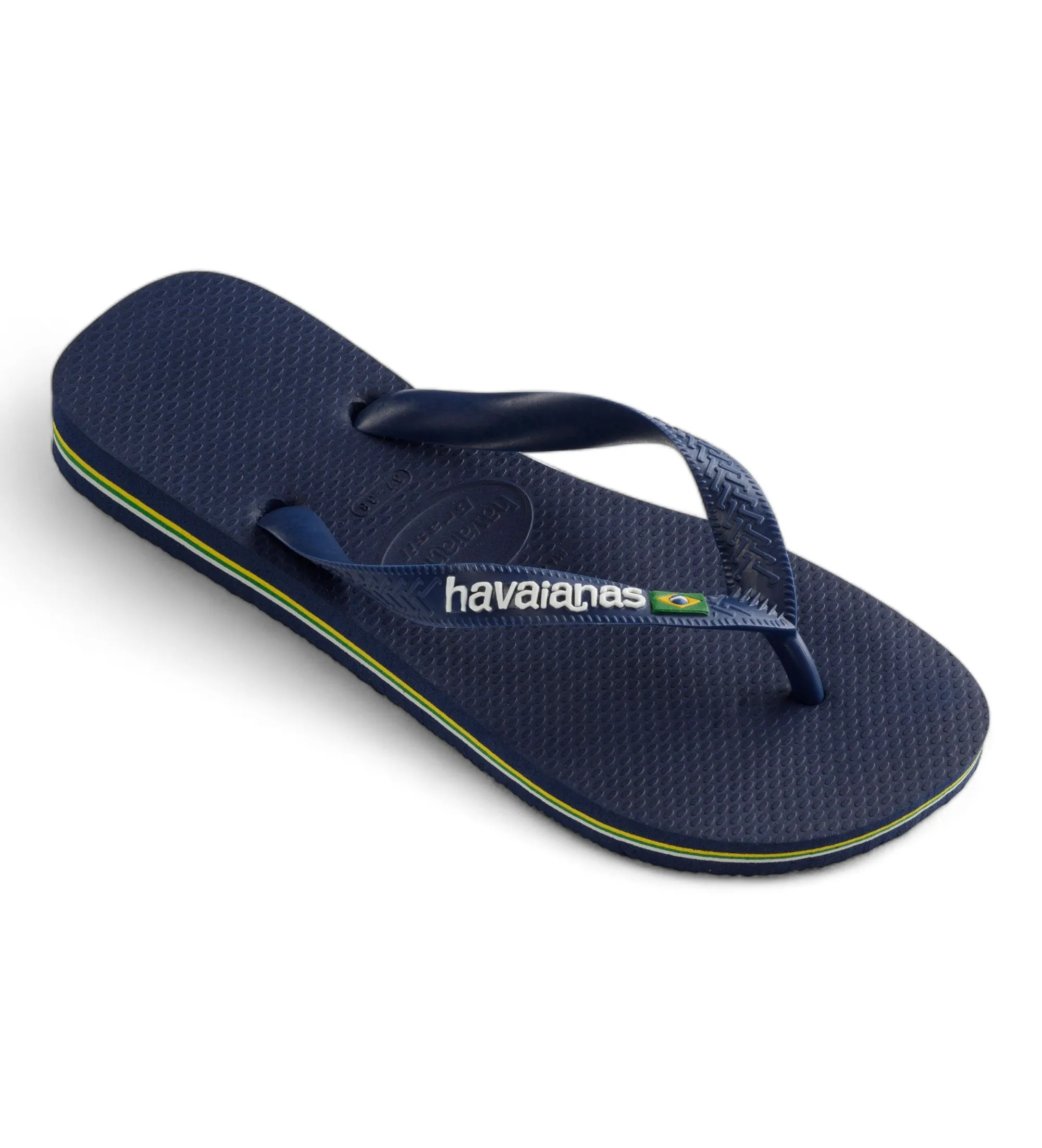 Chanclas Brasil Logo marino