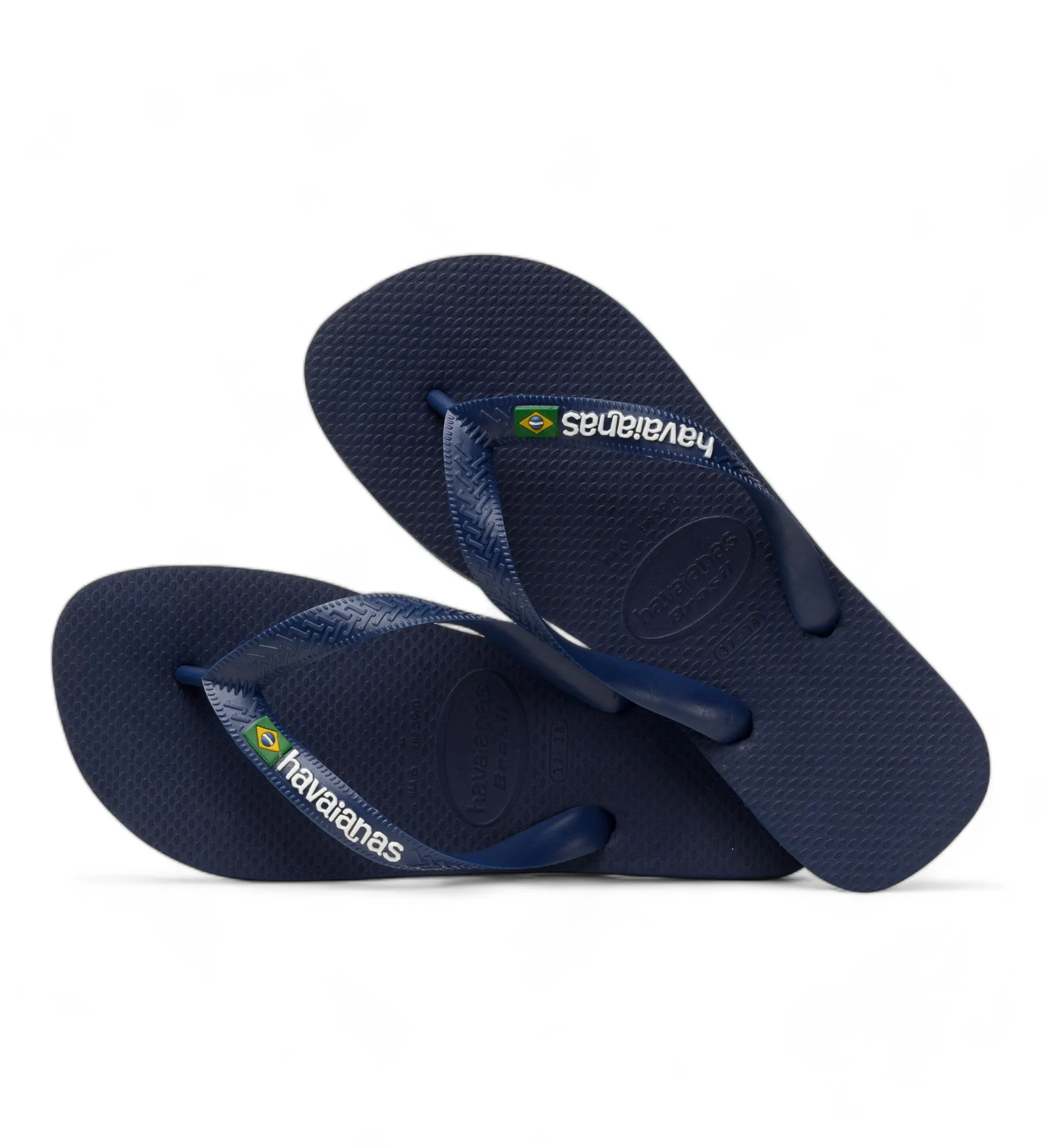 Chanclas Brasil Logo marino