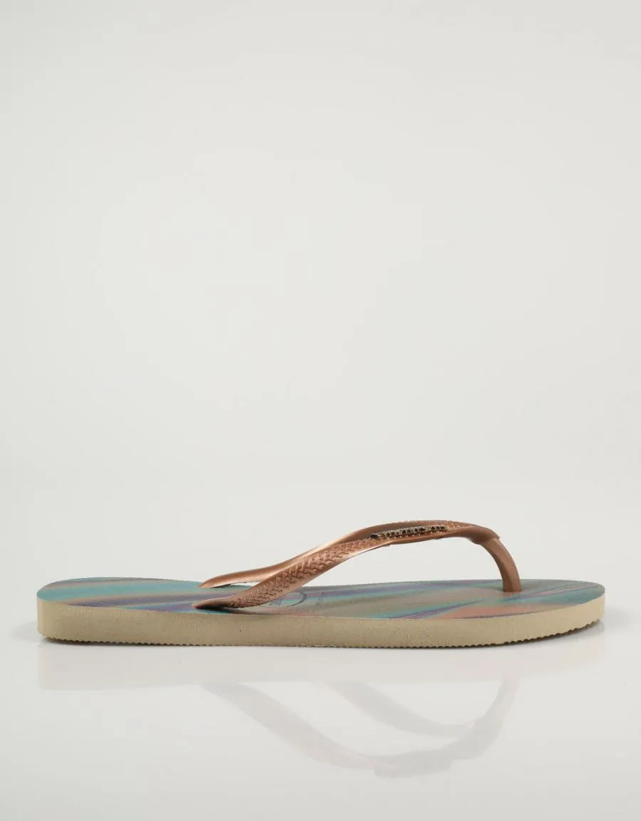  chanclas HAVAIANAS Hac.slim Iridescent en Platino 79289