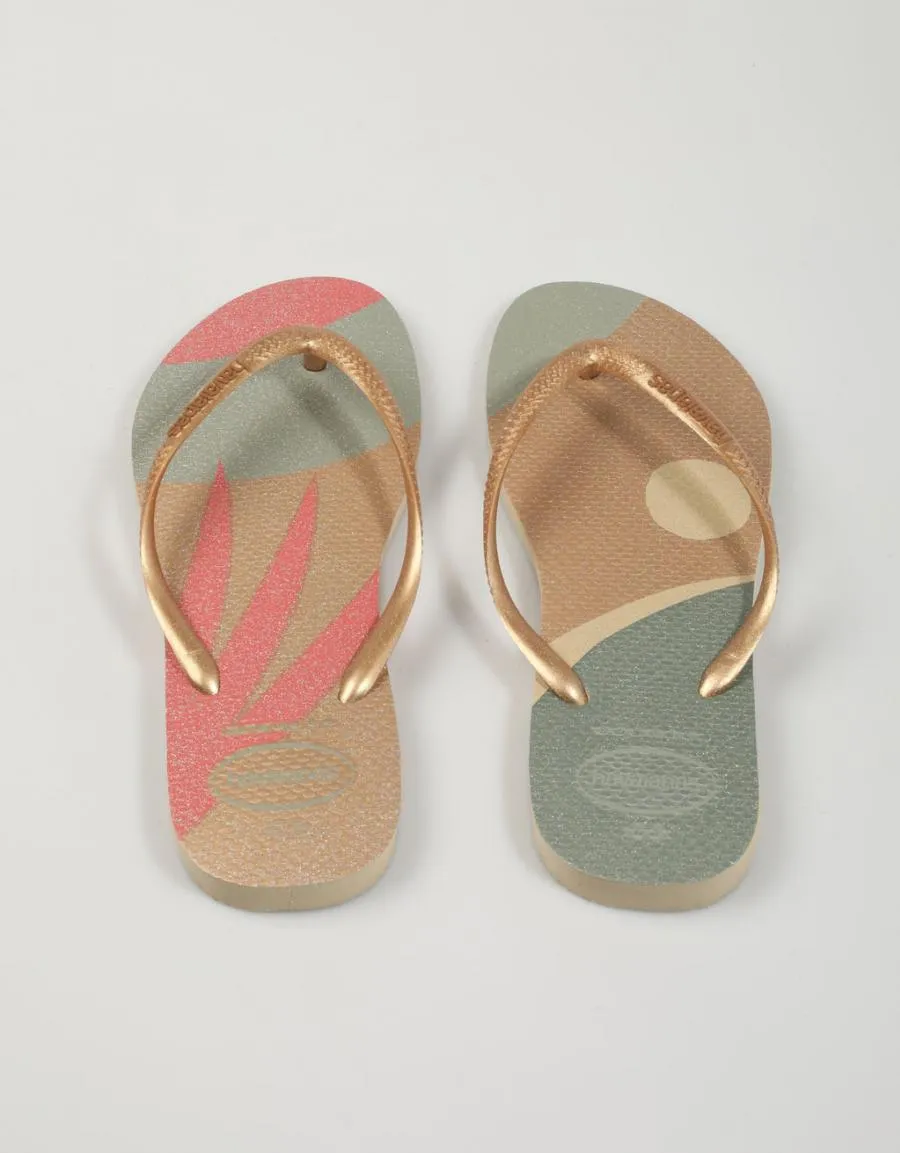  chanclas HAVAIANAS Slim en Oro 79276