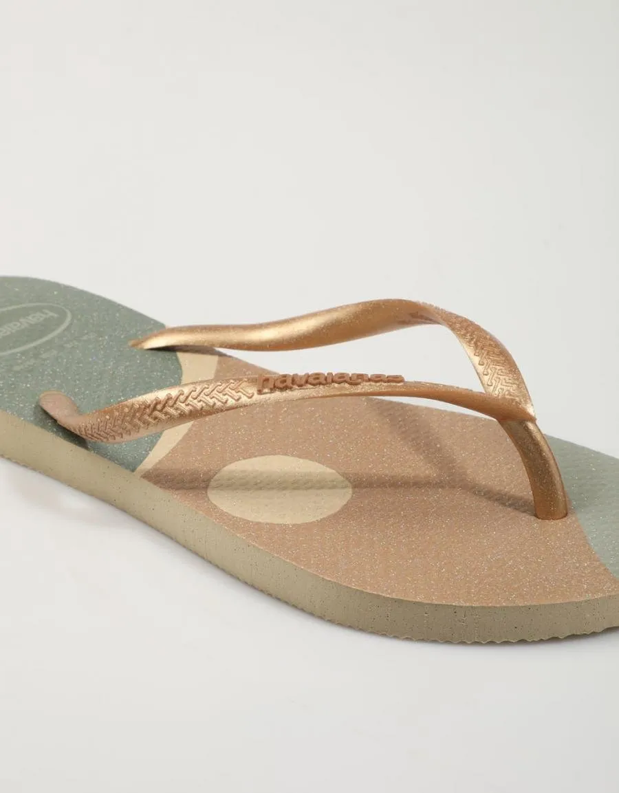  chanclas HAVAIANAS Slim en Oro 79276