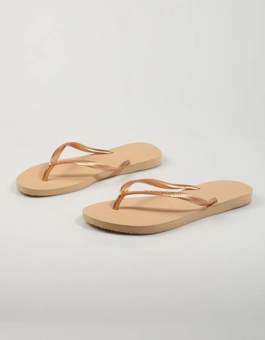  chanclas HAVAIANAS Slim en Platino 79267