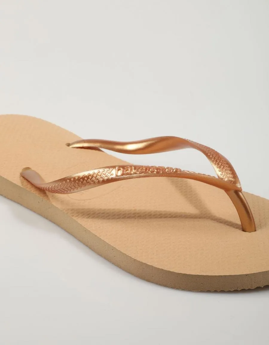  chanclas HAVAIANAS Slim en Platino 79267