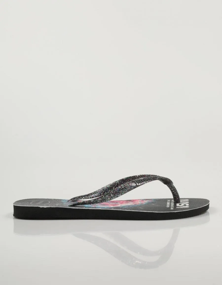  chanclas HAVAIANAS Slim Nasa en Negro 79286