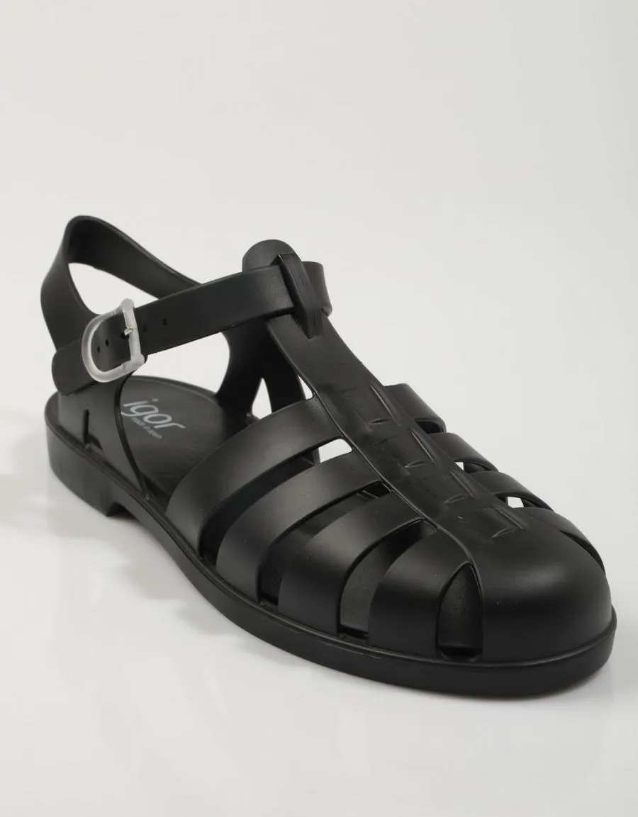  chanclas IGOR Biarritz Mate S10259 002 en Negro 79203