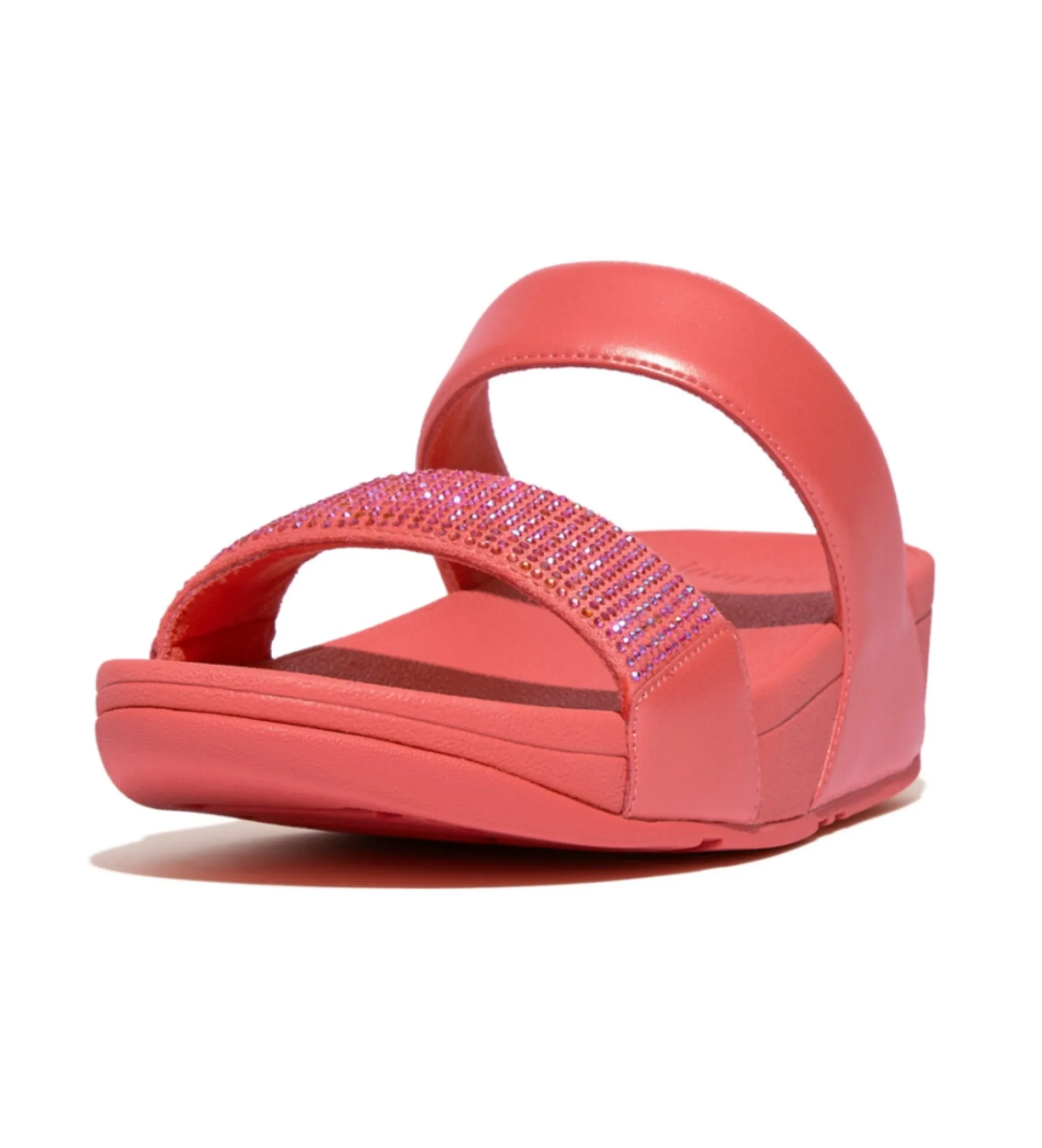 Chanclas Lulu Crystal coral