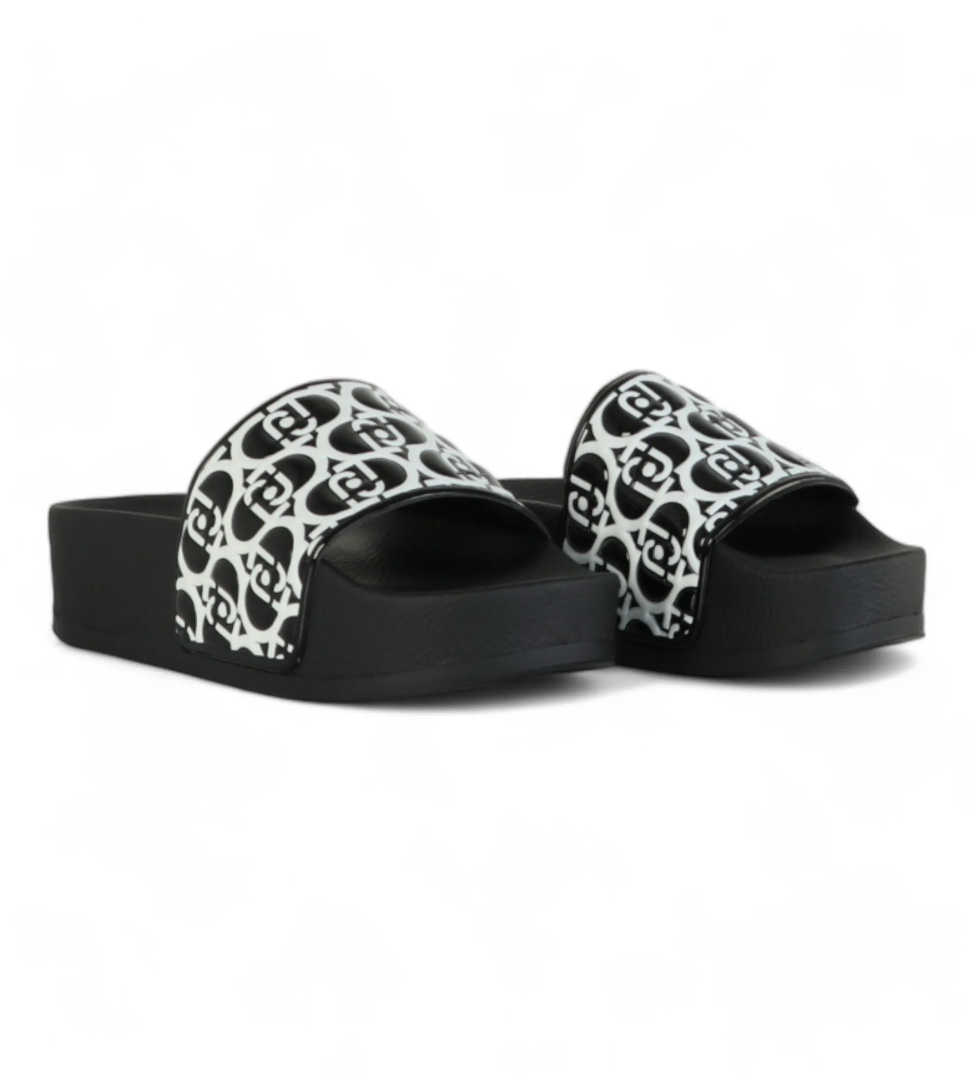 Chanclas Mykonos 01 negro -Altura plataforma 6.5cm-